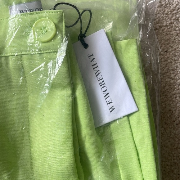 0307 - WEWOREWHAT High Rise Pleated Pant size 4 $79 - Picture 5 of 7